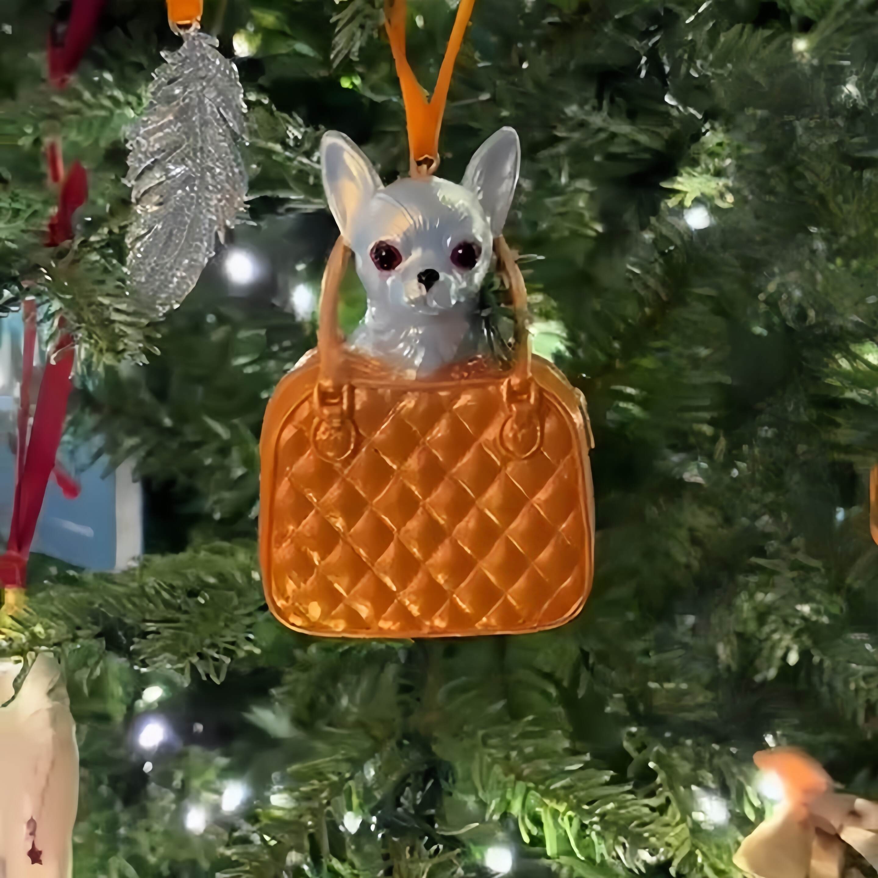 T.S. “Toy Chihuahua in Purse” Ornament