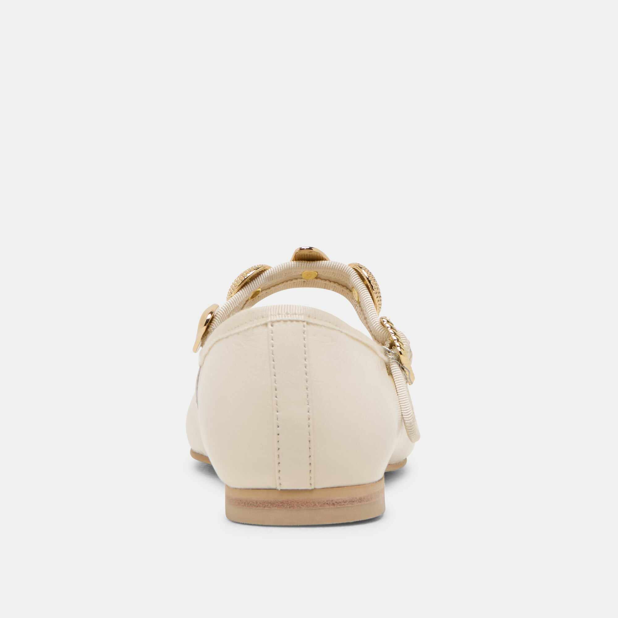 RELAN BALLET FLATS OFF WHITE LEATHER