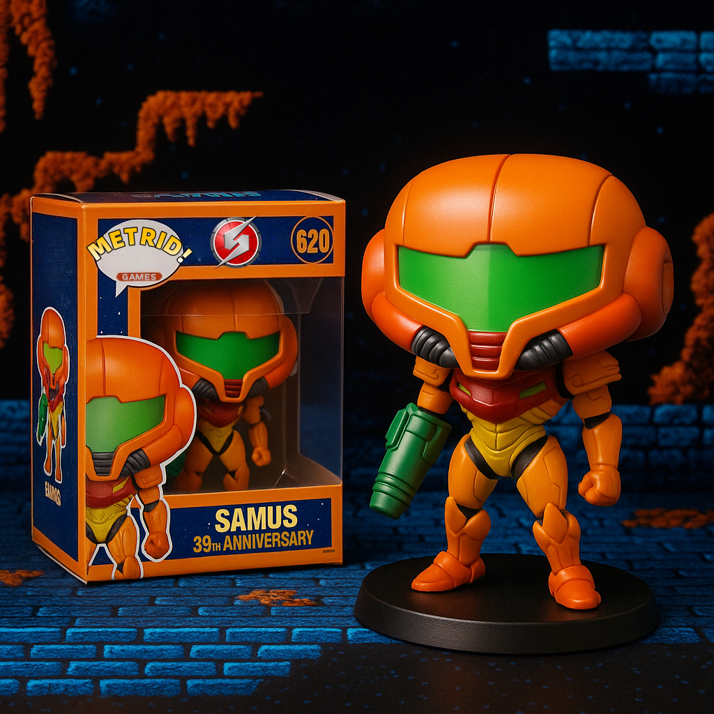 Metroid Samus Aran 39th Anniversary POP Figure!