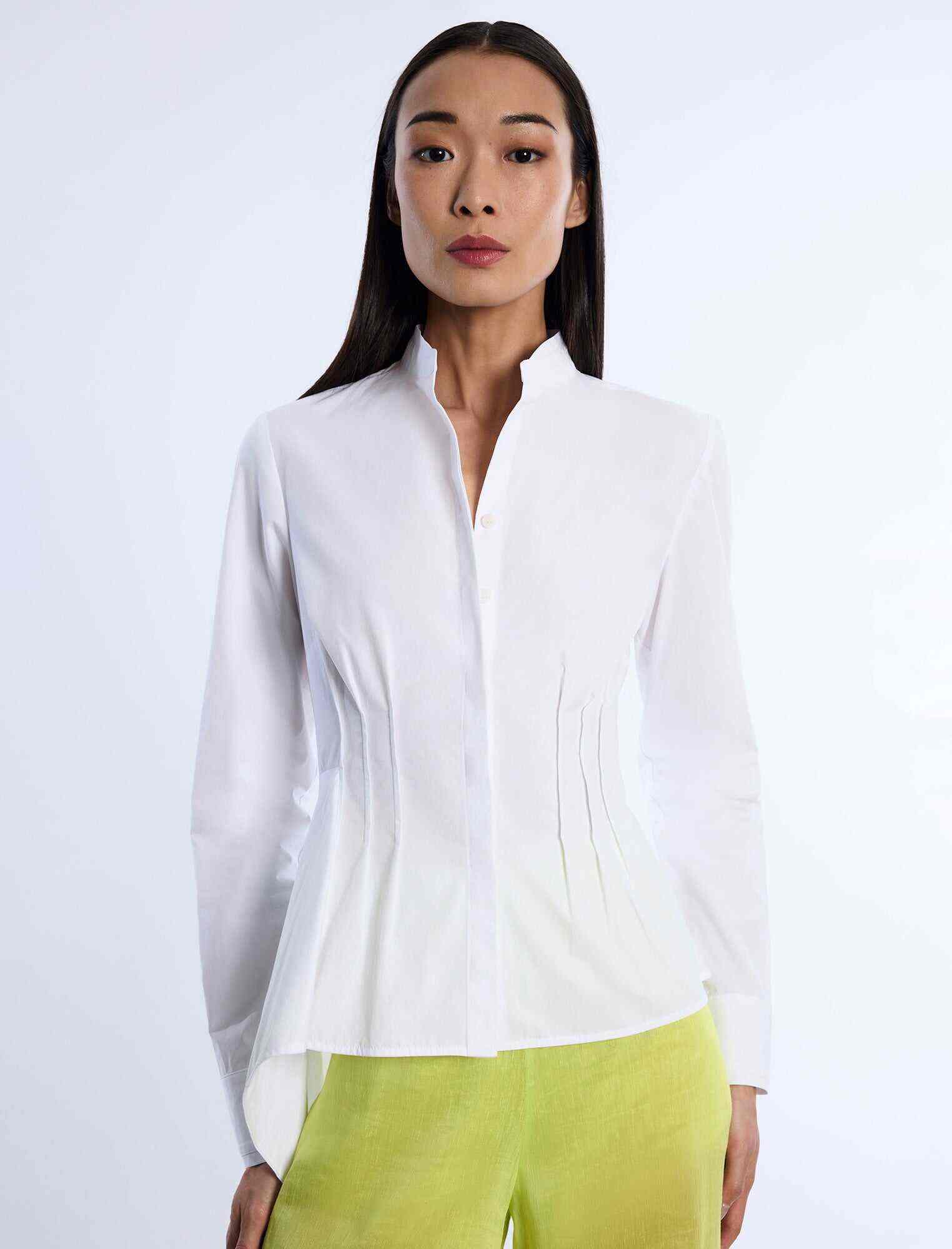 TestAsymmetrical Hem Shirt
