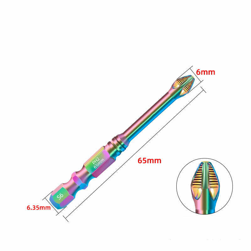 Powerful Durable Non-Slip Magnetic Screwdriver Head