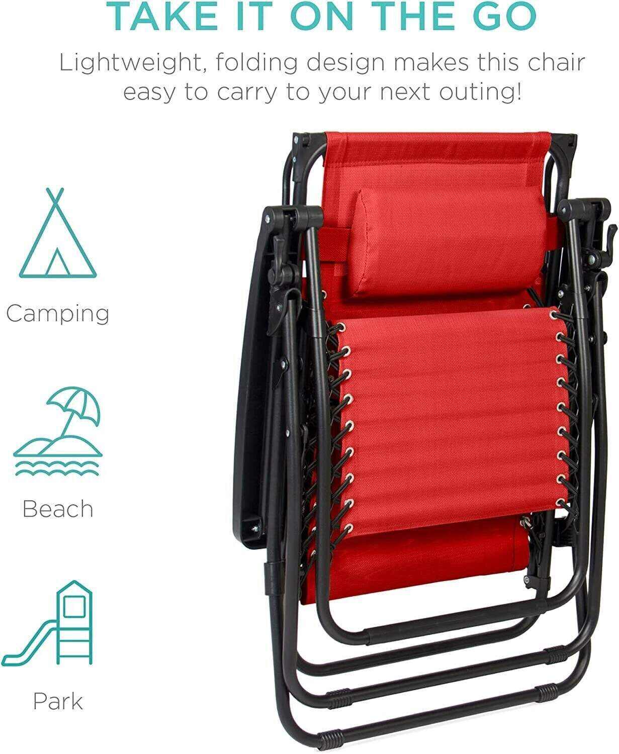 Folding Zero Gravity Recliner Patio Lounge Chair w/Adjustable Canopy Shade, Headrest, Side Accessory Tray, Textilene Mesh - Beige