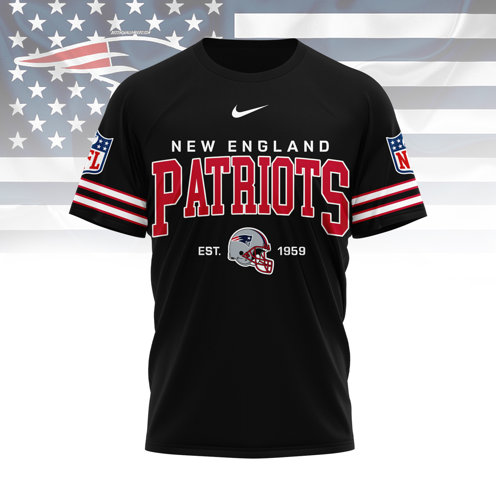 New England Patriots | Premium NFL Heritage 3D Shirt NY