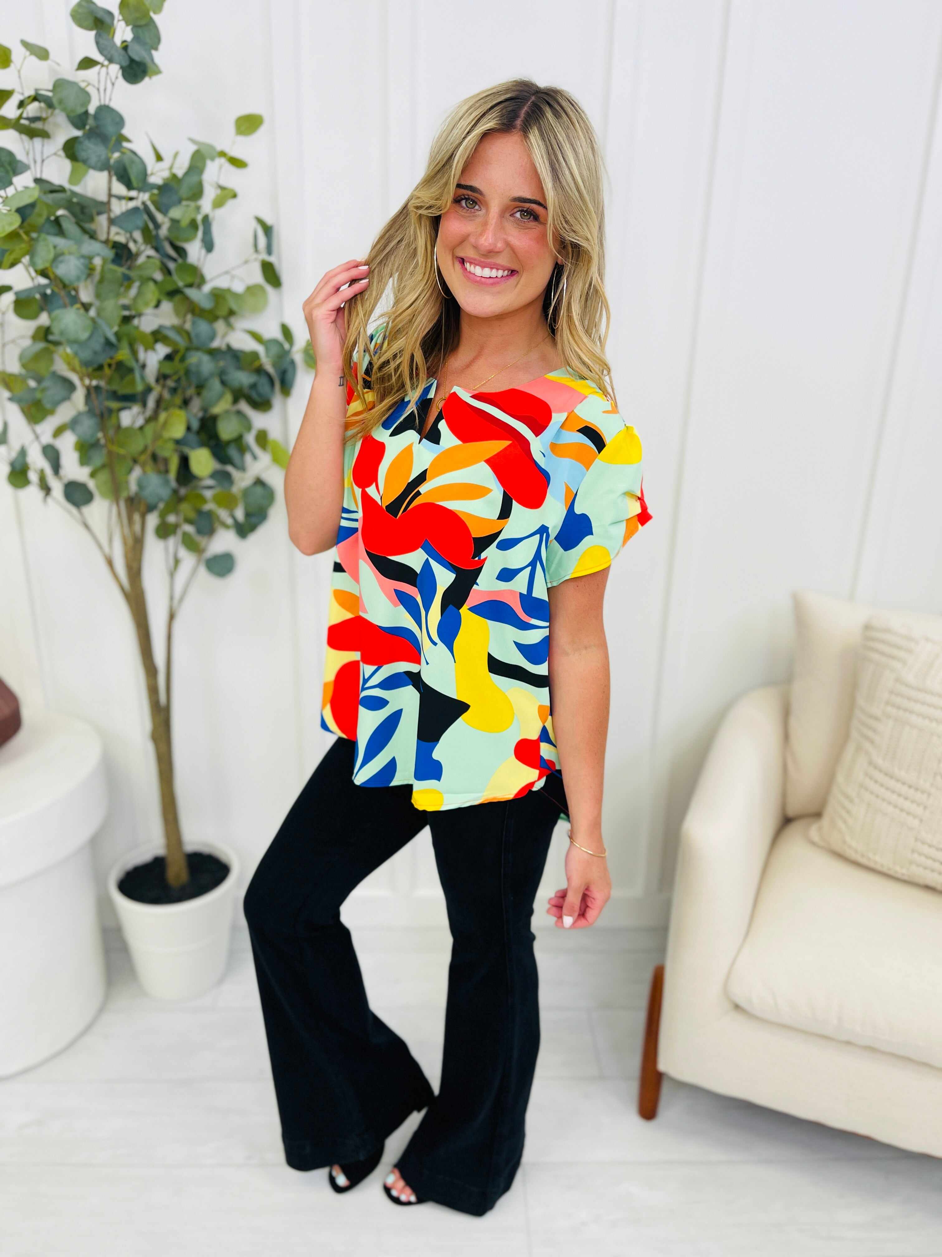 REG/CURVY Blackout Pull On Trouser Flare
