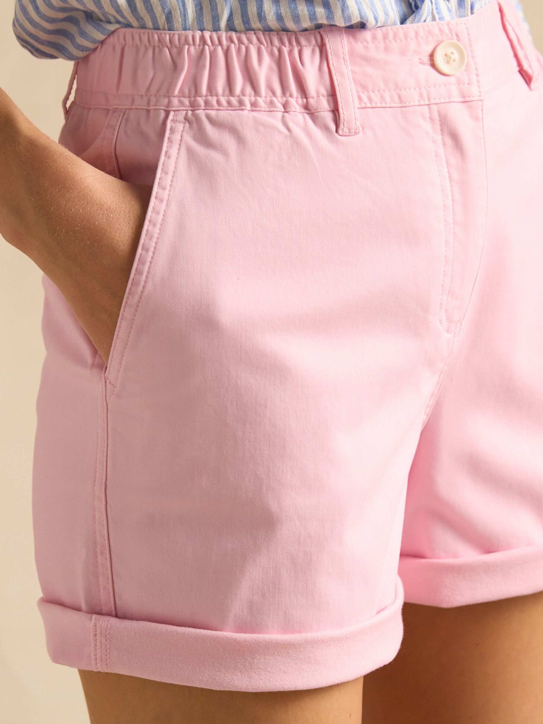 Pink Chino Shorts