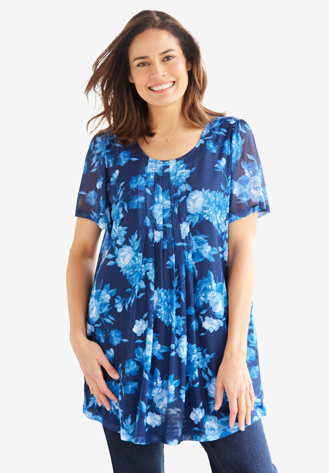 Miracle Mesh Overlay Tunic