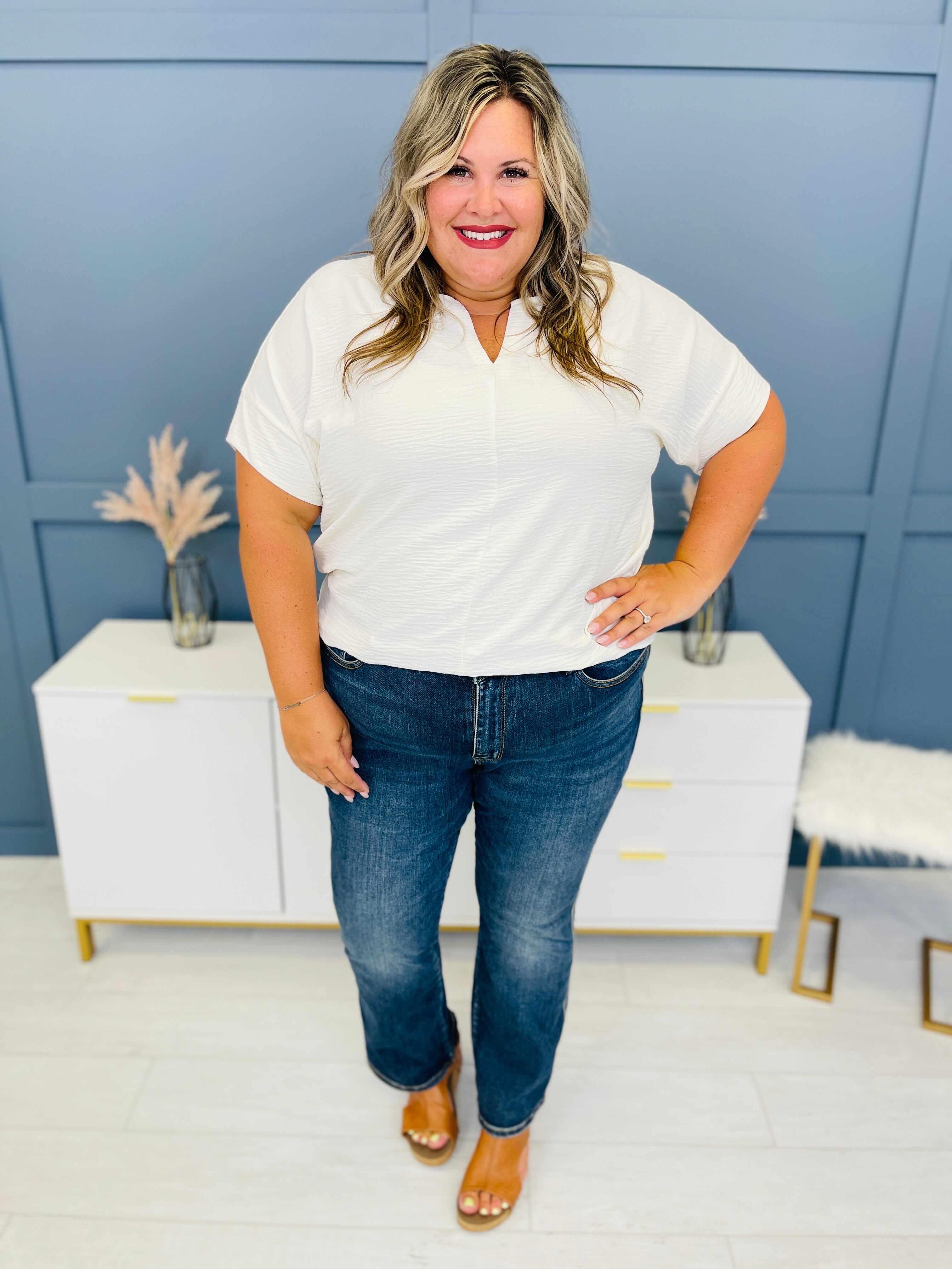 REG/CURVY Can't Compete Midrise Bootcut Jeans