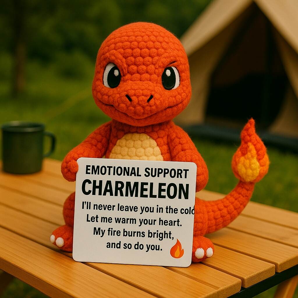 Charizard Hand-Crocheted Emotional Support