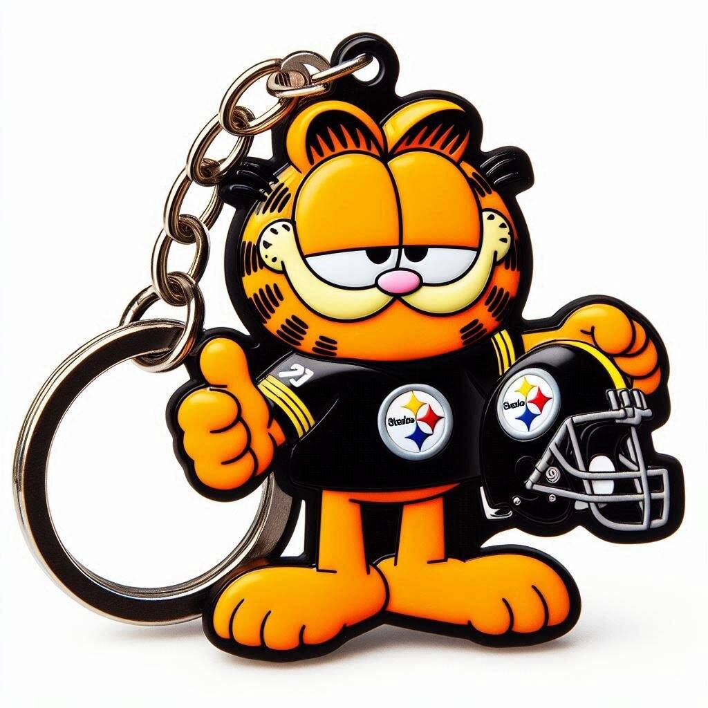 NHL Team Spirit Garfield Keychain