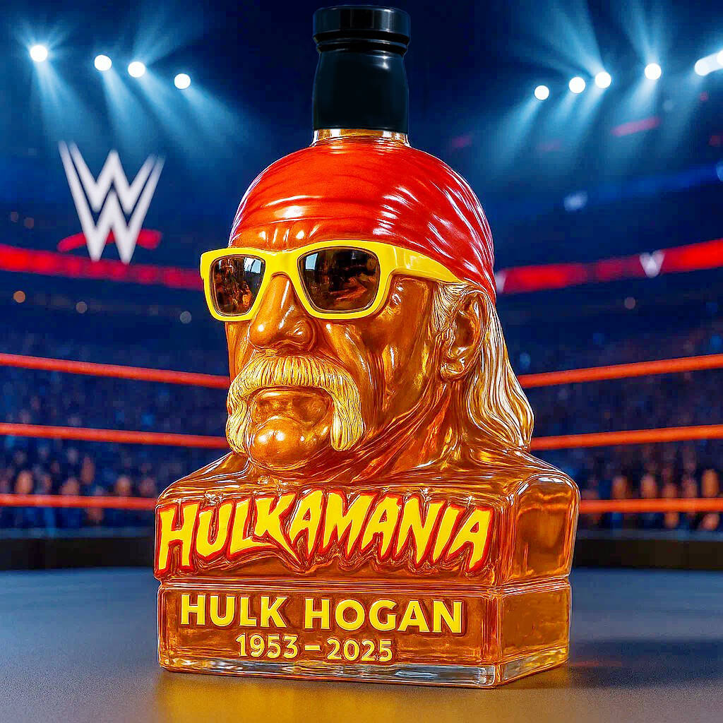 Hulk Hogan Memorial Limited edition Whiskey Bottle