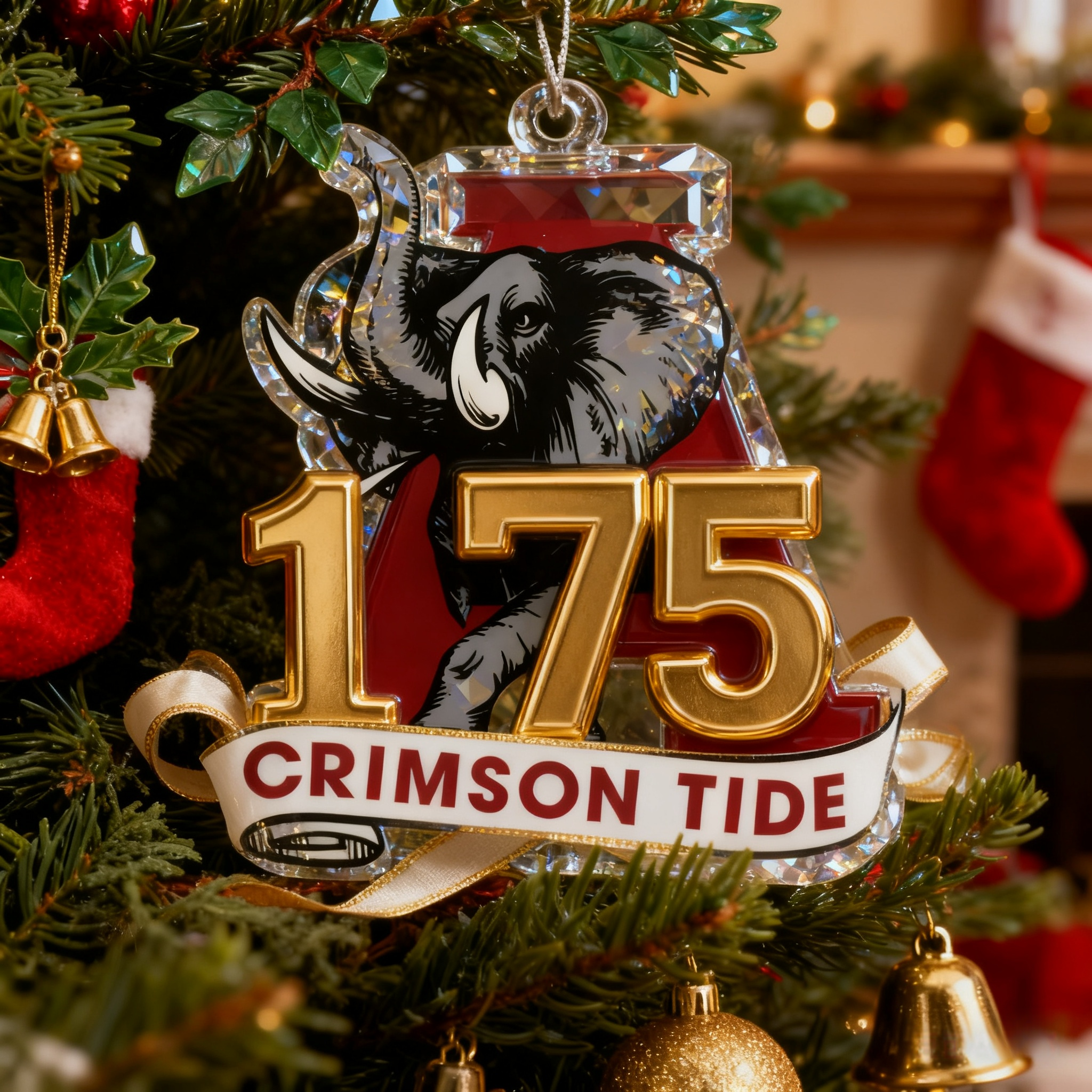 BAMA 175th Anniversary Crimson Tide Ornament