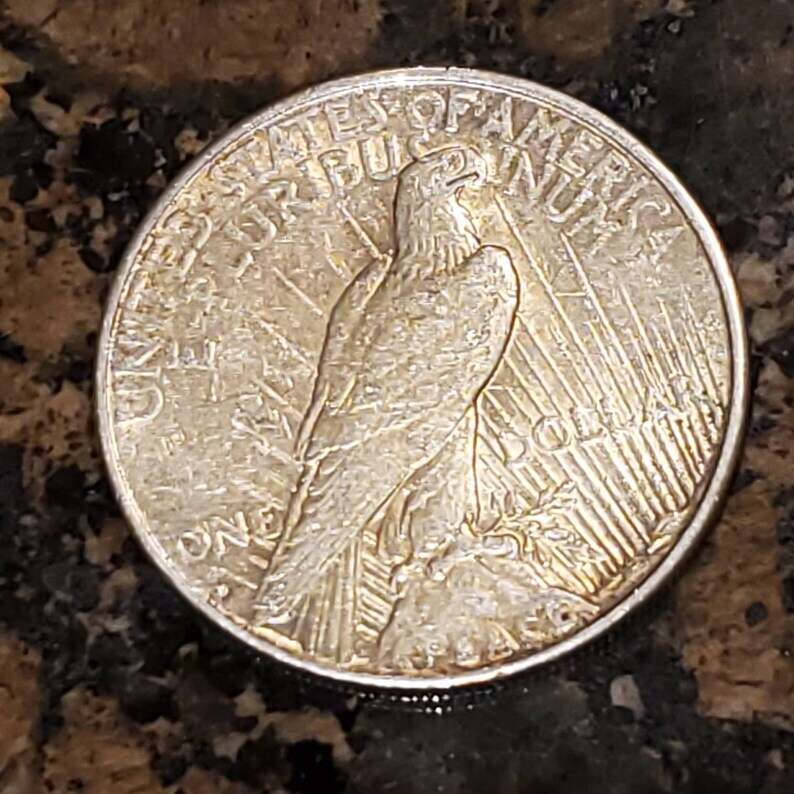 1934 D  United States Silver Peace Dollar  XF+   lot #720