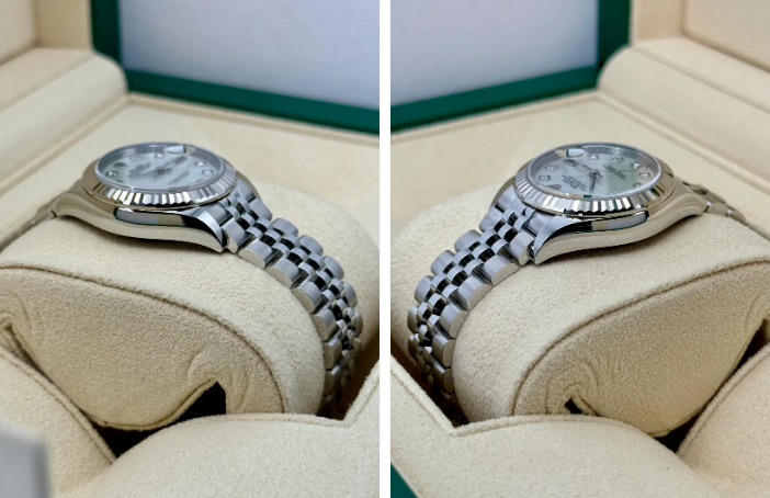 NEW 2025 Rolex Lady Datejust 28mm 279174 Jubilee MOP Diamond Dial