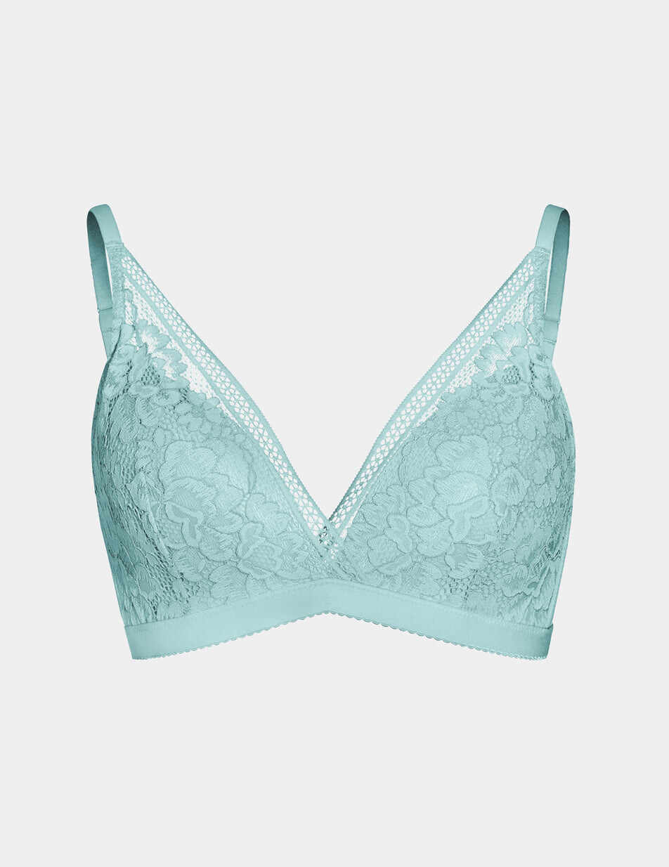 Lace Deep-V Bra