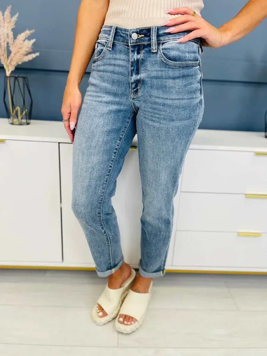 MARKDOWNS! Reg/Curvy The Bleach Boys Nondistressed Boyfriend Jeans--Multiple Washes!