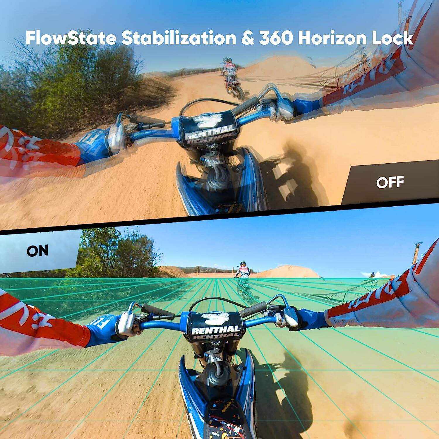 Insta360 X3 Motorcycle Kit- Waterproof 360 Action Camera with 1/2