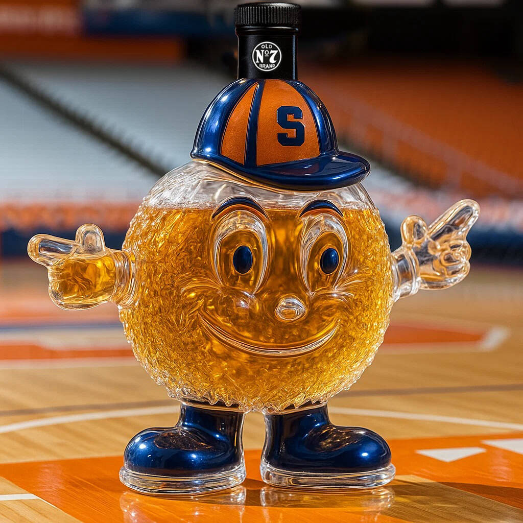 Syracuse Orange Whisky Bottle