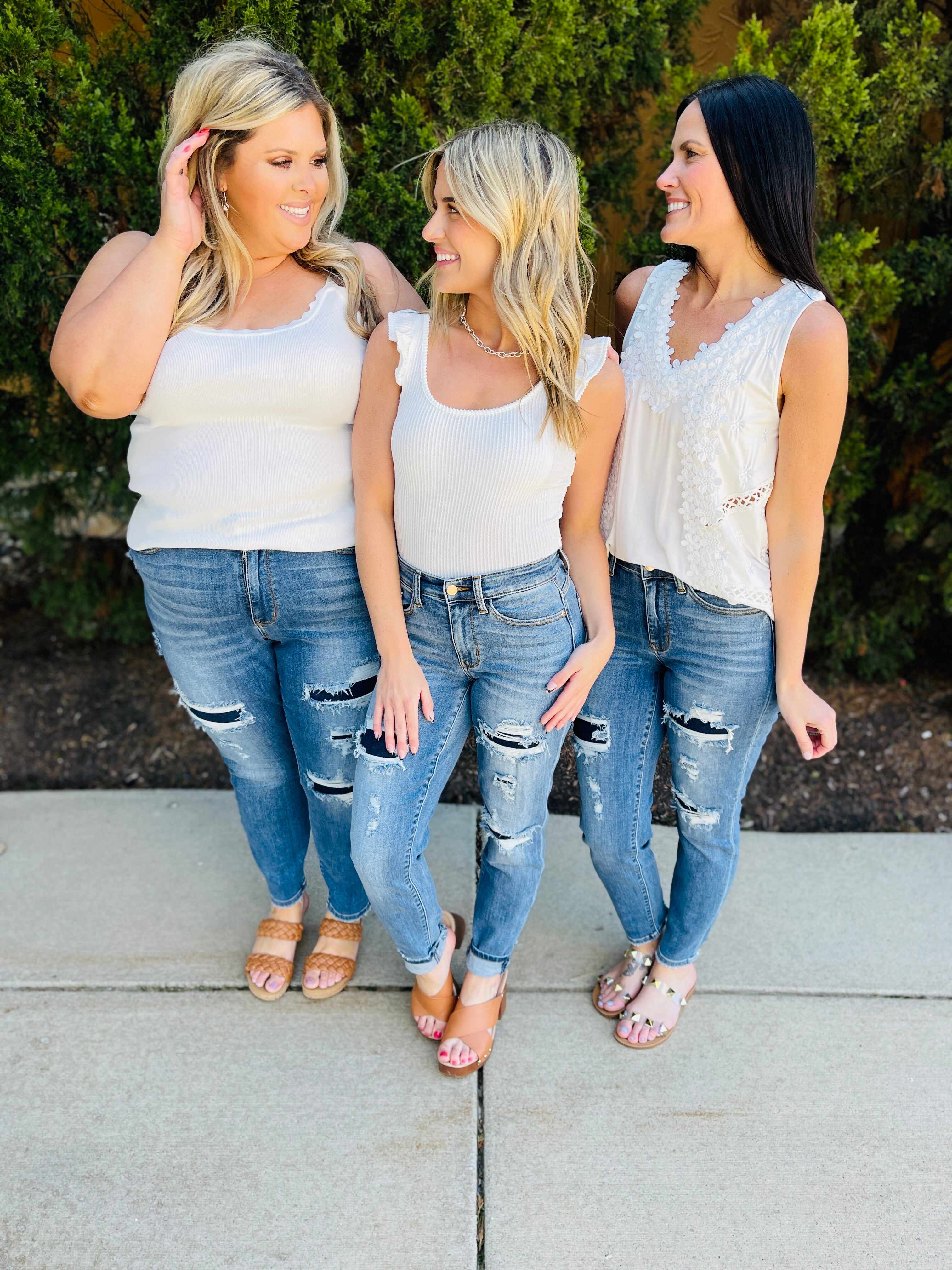 REG/CURVY Best In The Patch Midrise Relaxed Fit Jeans