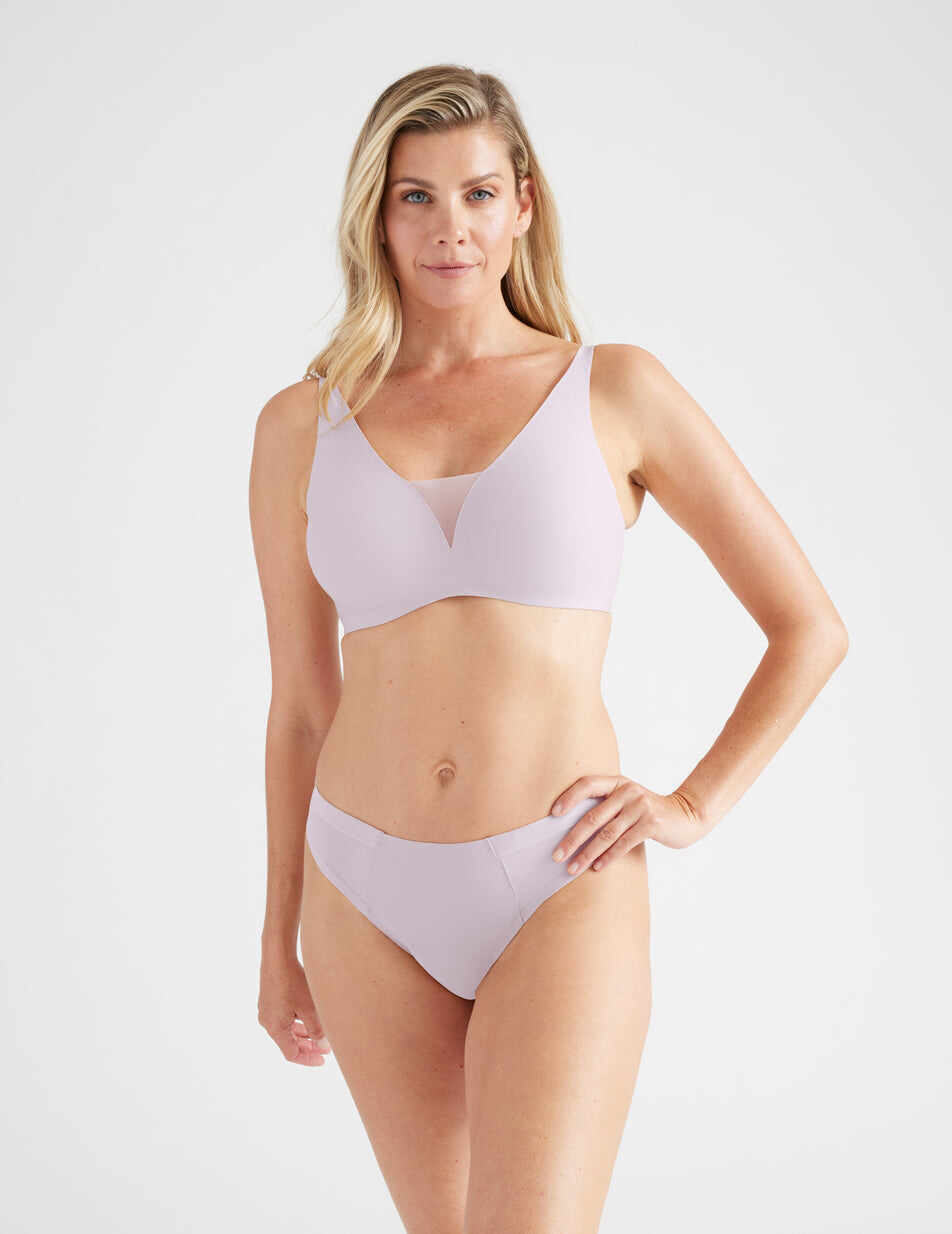 Light Leakproof No-Show Mesh Thong