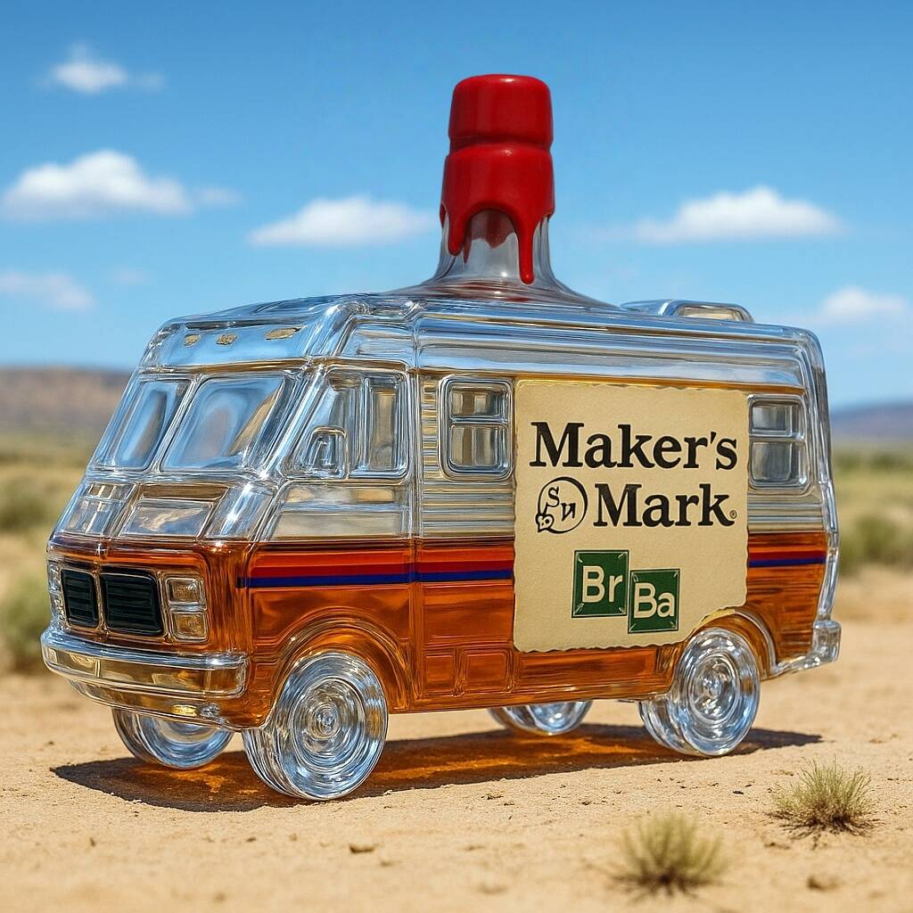 Breaking Bad RV Whiskey Bottle