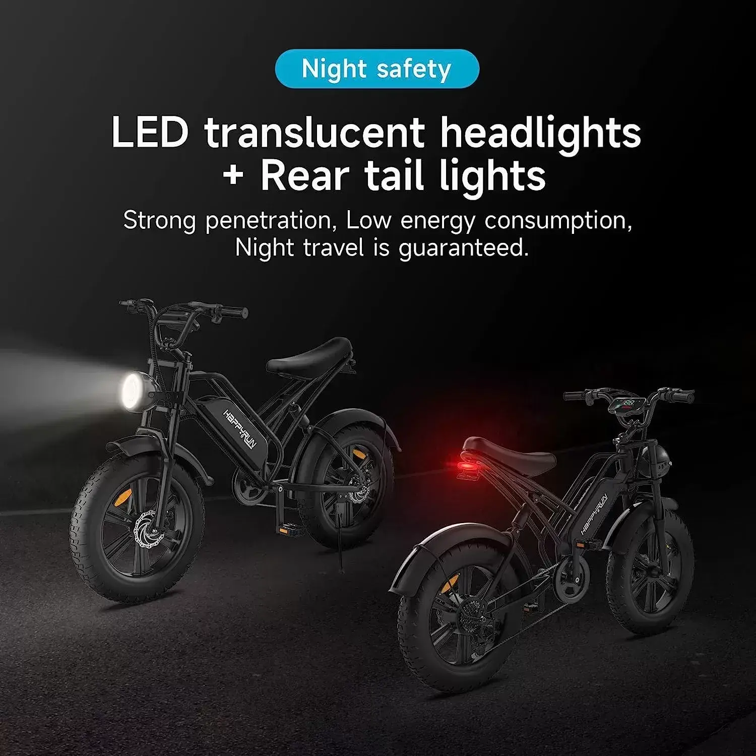 Electric Bike for Adults, Ebike 1500W/48V/18Ah, Tank 20