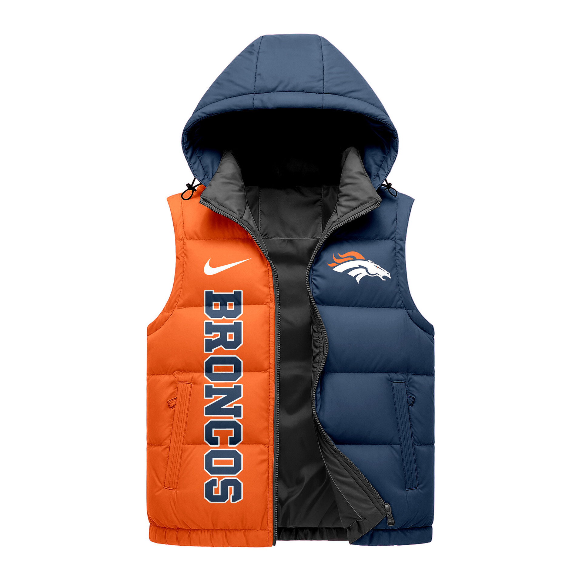 Denver Broncos | Premium NFL Mascot Puffer Vest NY