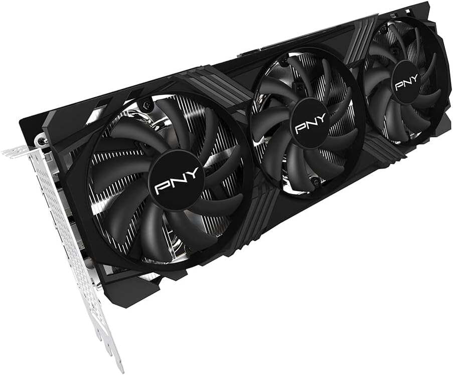 PNY GeForce RTX™ 4070 Ti Super 16GB VERTO™ OC Triple Fan Graphics Card DLSS 3 (256-bit, GDDR6X, PCIe 4.0, HDMI/DisplayPort, Supports 4k, incl. Adapter & Support Bracket, 3 slot)