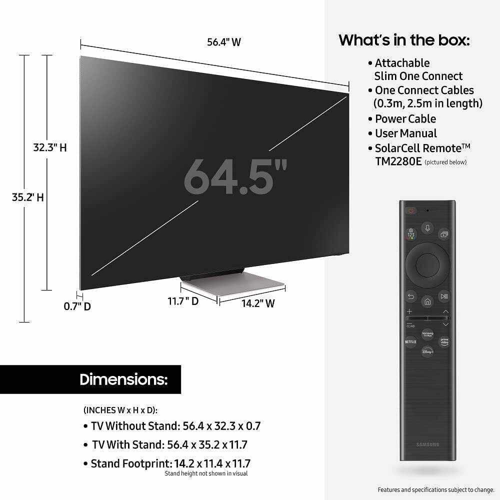 85-Inch Class Neo QLED 8K QN900B Series Mini LED Quantum HDR 64x Smart TV with Alexa Built-In (QN85QN900BFXZA, 2022 Model) (Renewed)