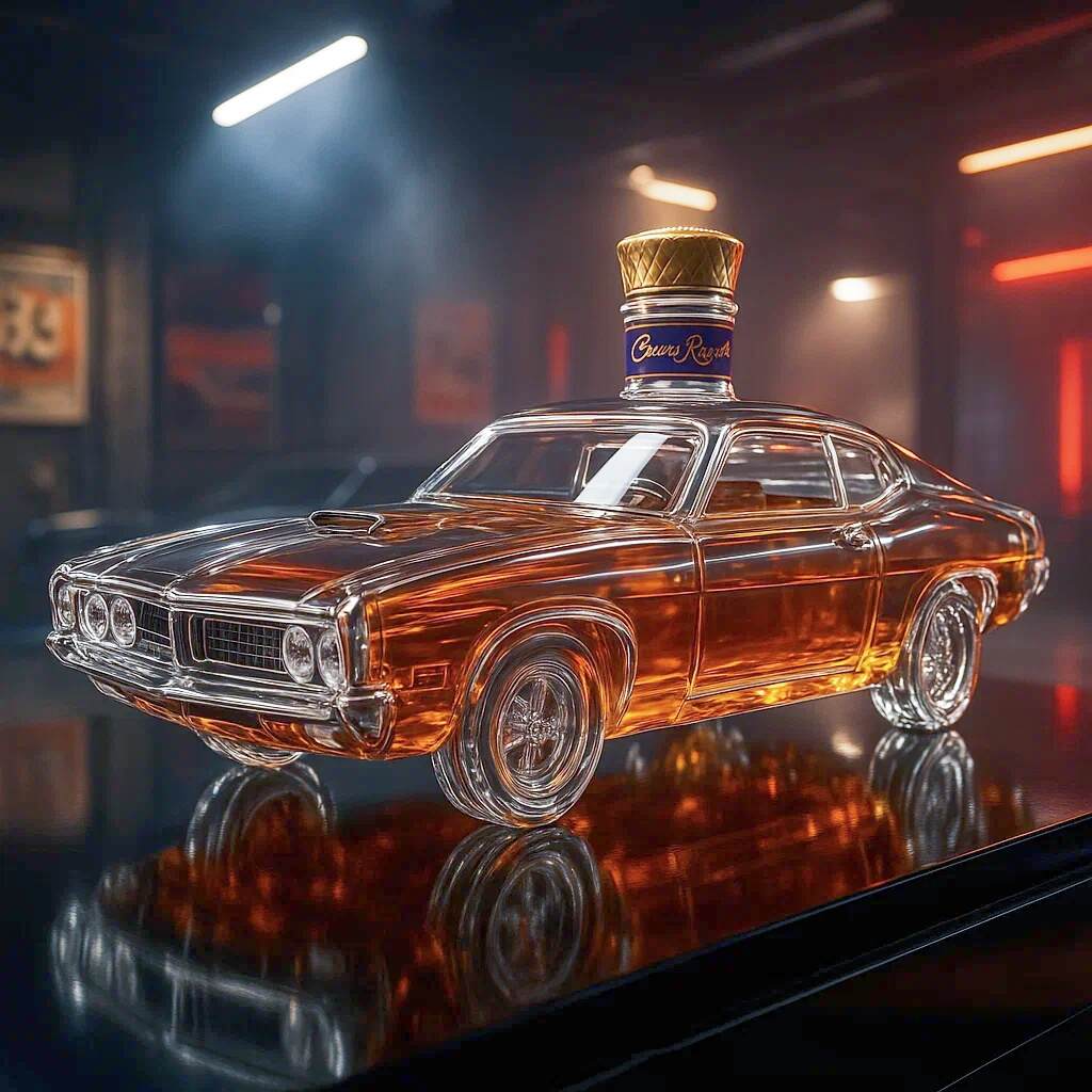 1970 Ford Torino Cobra Whisky Bottle