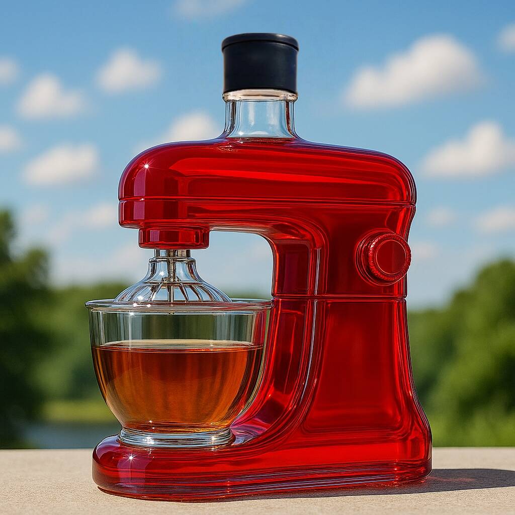 Stand Mixer Whiskey Bottle