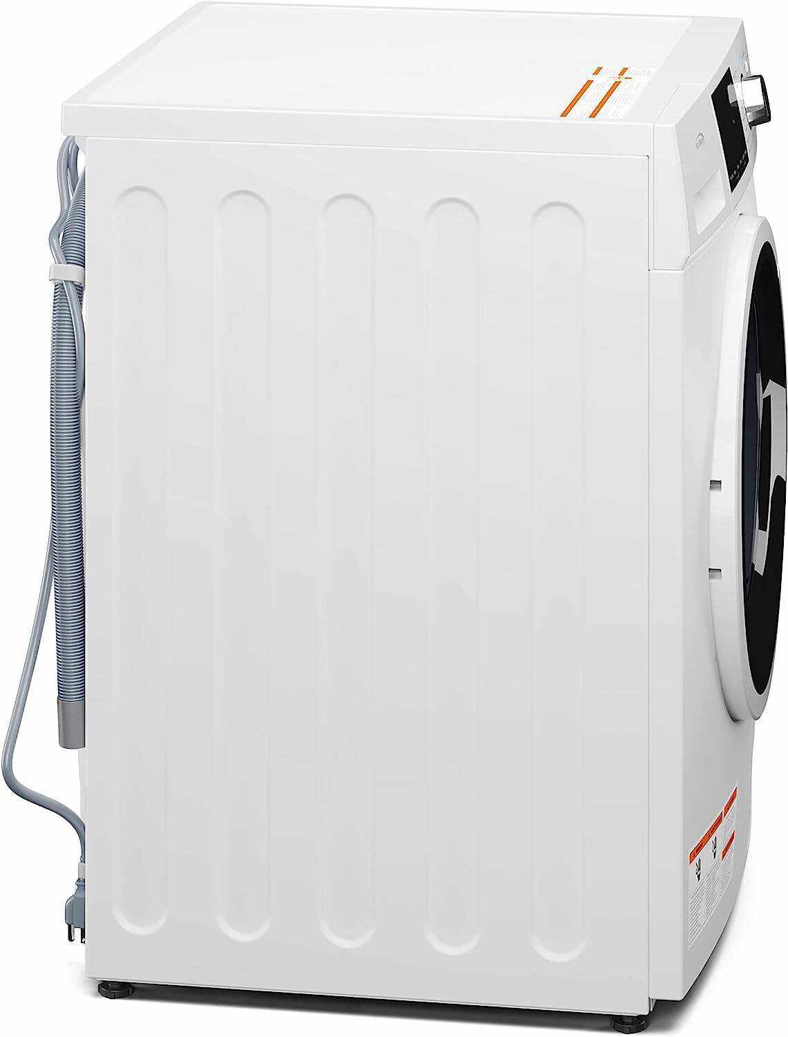 Front Load Machine, 2.7 Cu. Ft, Space Saving Unit with 20-Minute Quick, 12 Washing Cycles, Quiet Inverter Motor [120V], Medium (24