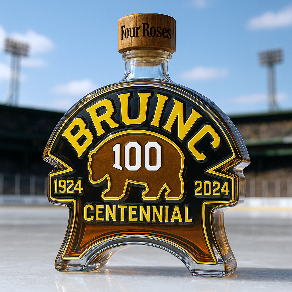 Boston Bruins Commemorative Whiskey Bottle