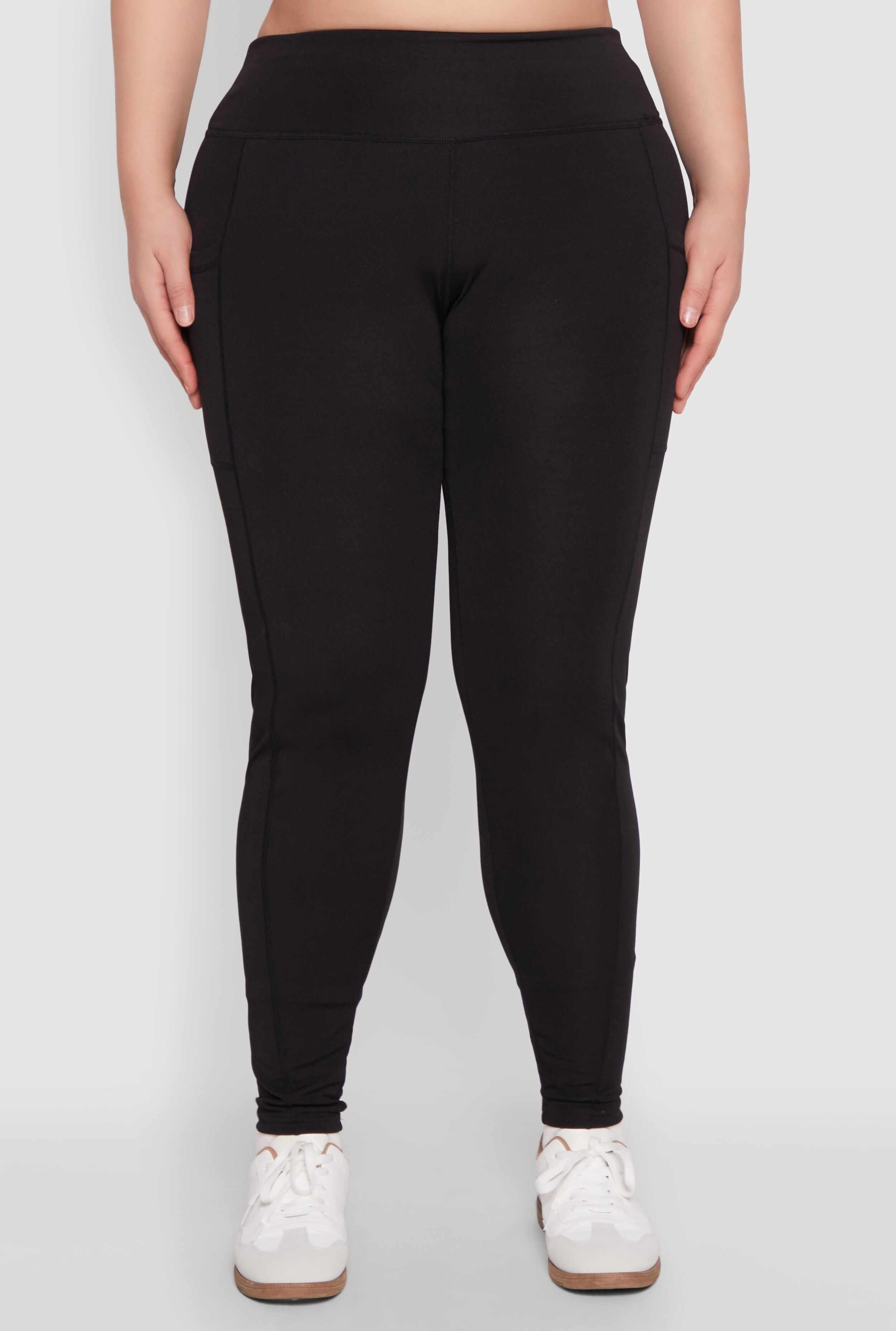 Plus Size Side Pocket Leggings