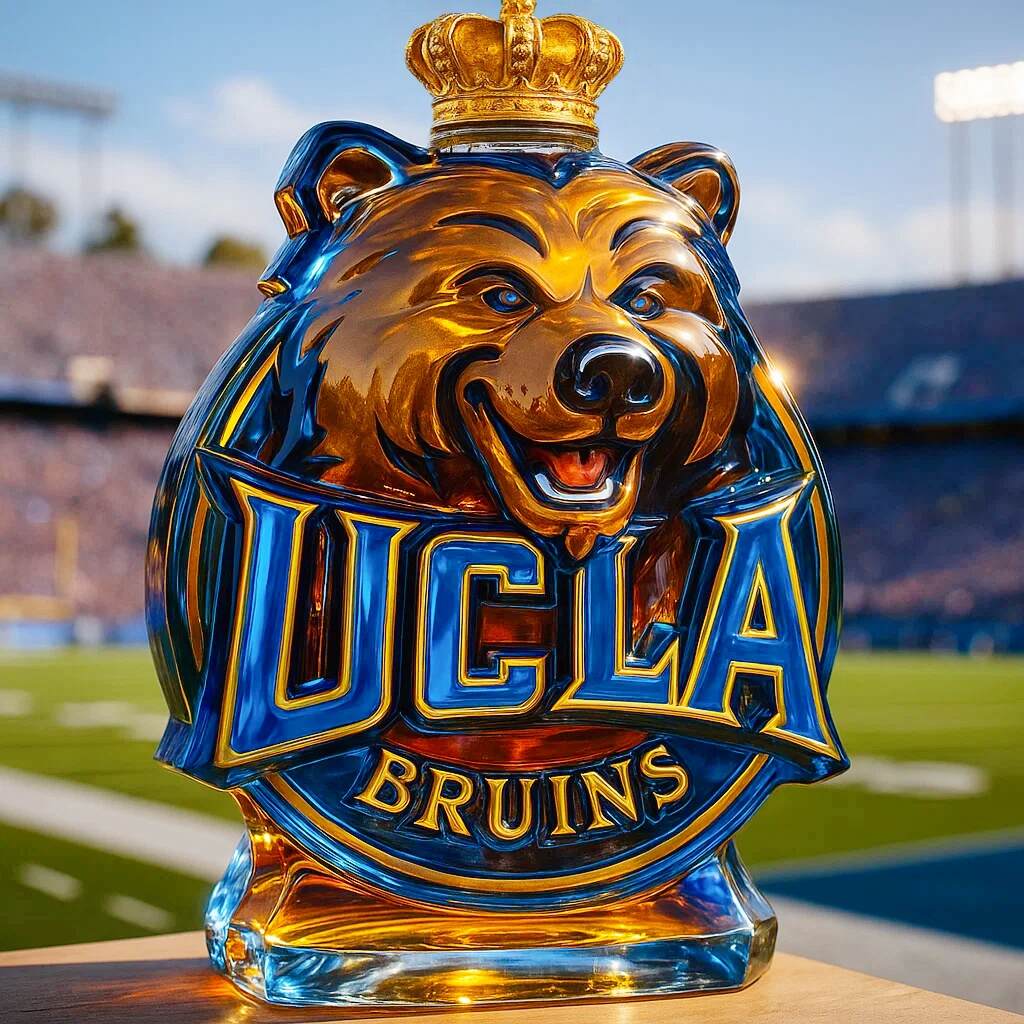 UCLA Bruins Whiskey Bottle