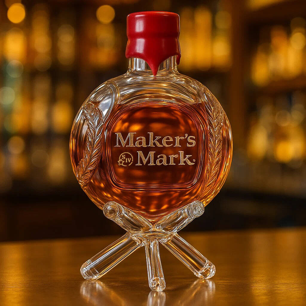 Baseball Whisky Bottle