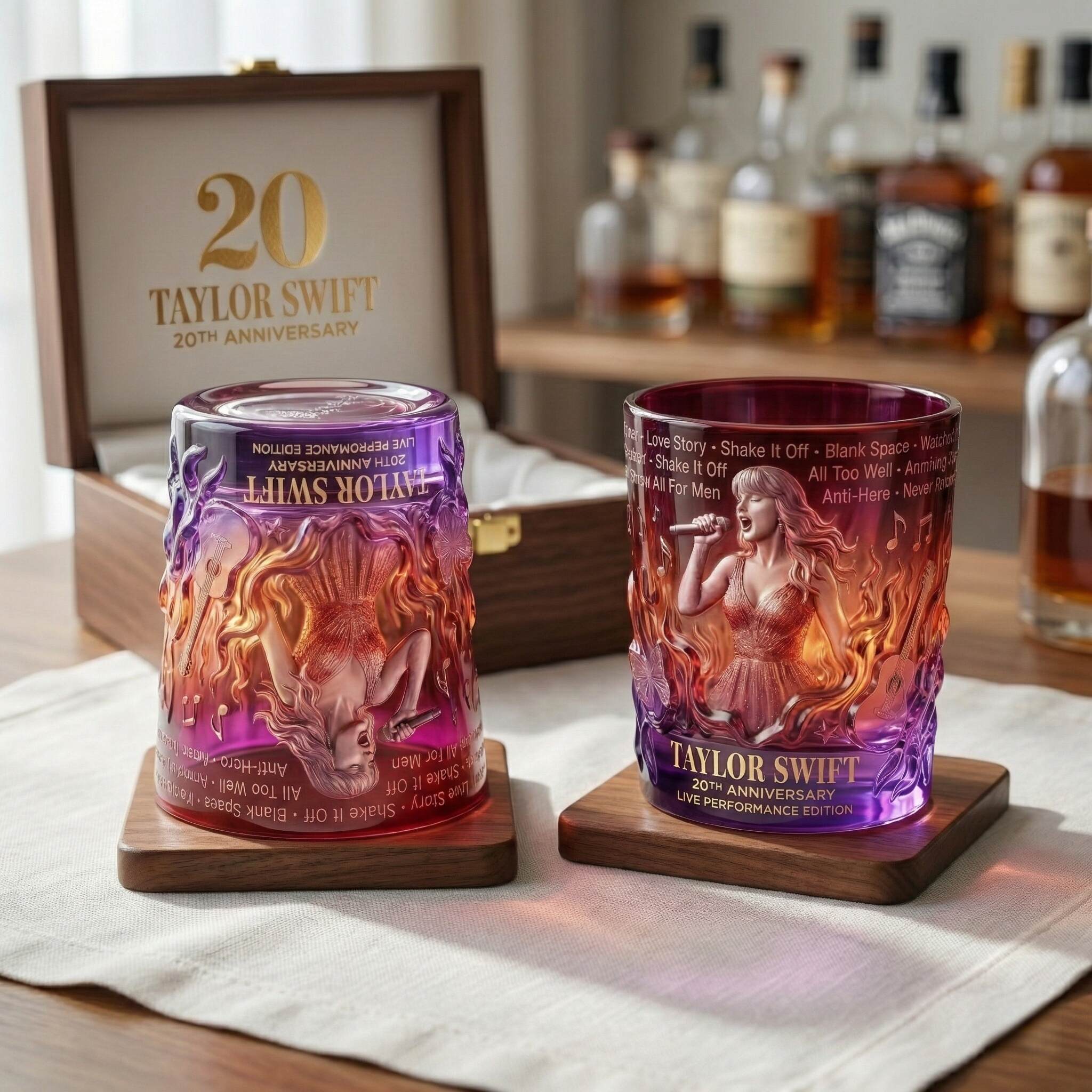 Taylor Swift 20th Anniversary Collector Whiskey Glass