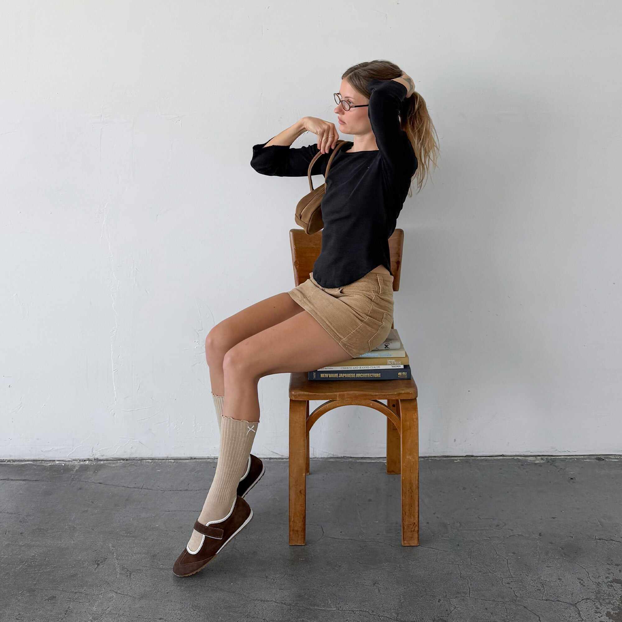SOFYA SNEAKERS DK BROWN SUEDE