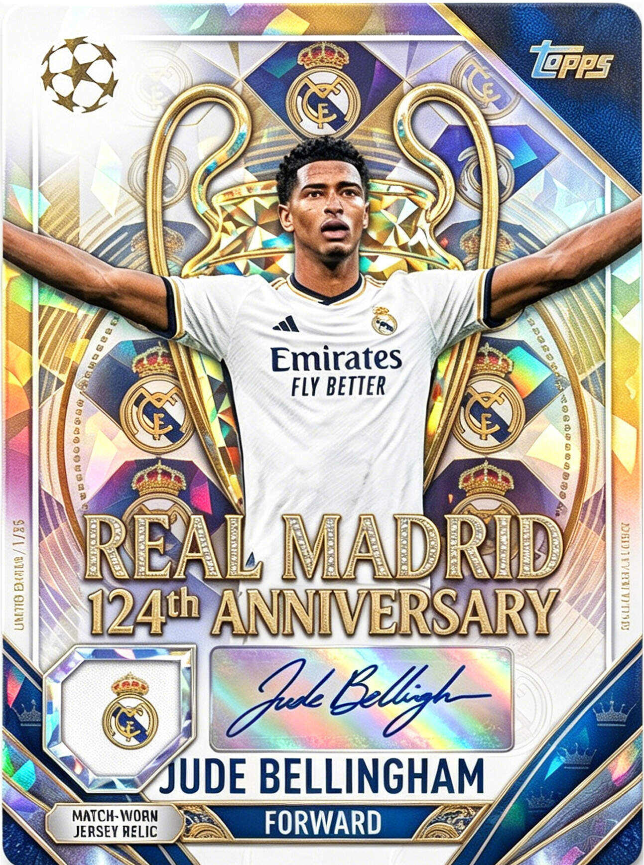 Real Madrid 124th Anniversary Premium Hobby Box