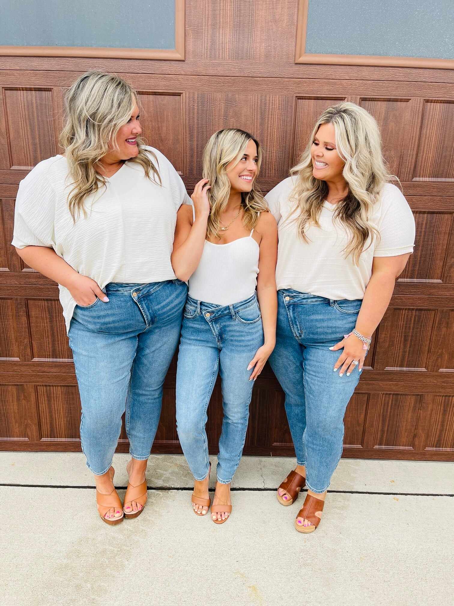 REG/CURVY Waist Cinching Criss Cross Confidence Jeans