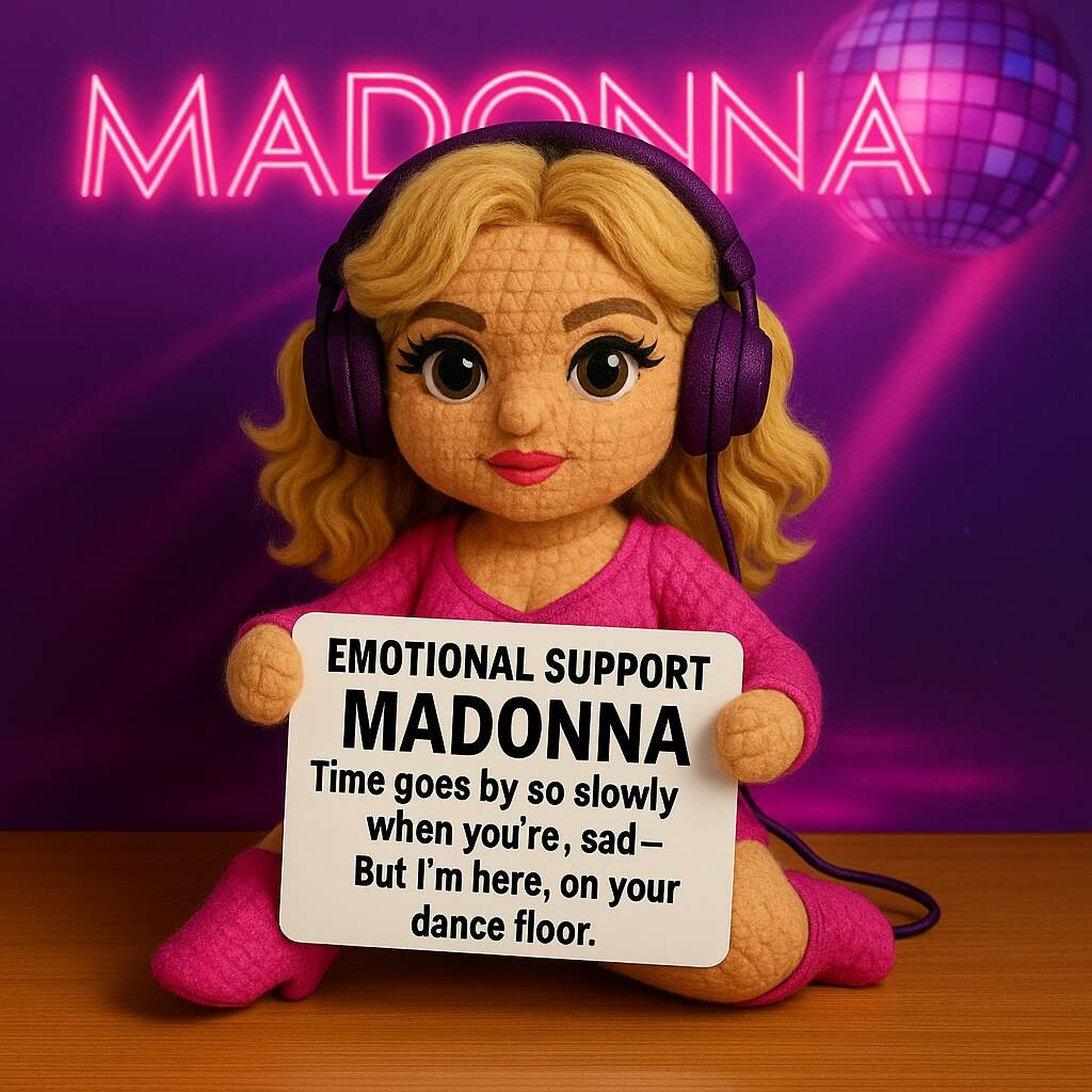Madonna Emotional Support Doll