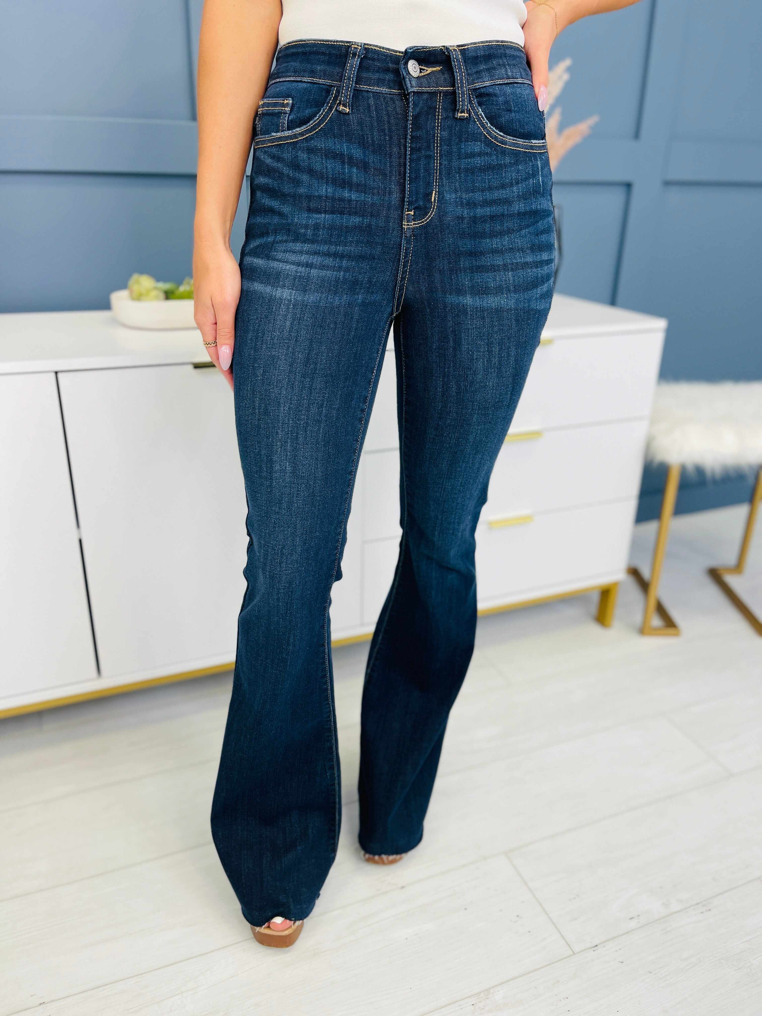 RESTOCK! REG/CURVY See Ya There Flare Jeans