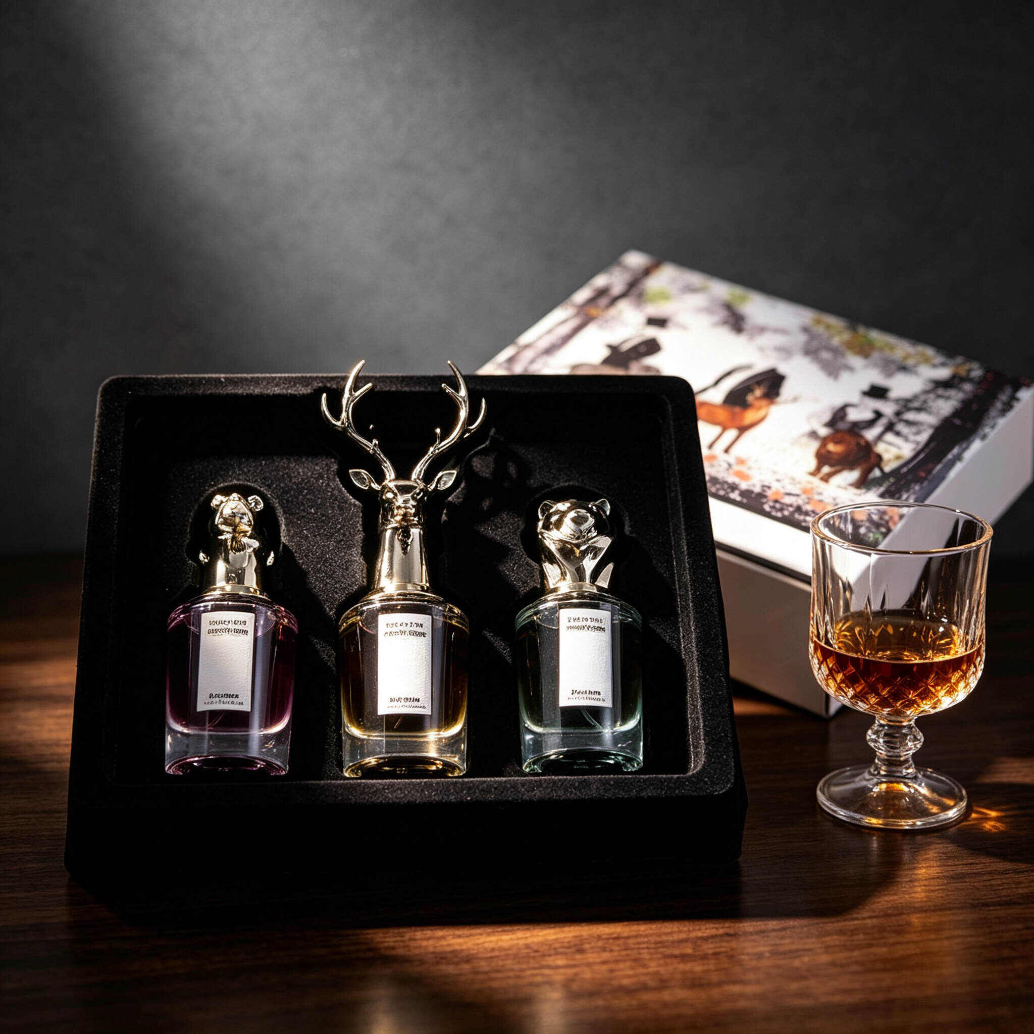 Floral Story Animal Head Perfume Gift Set, 3pcs 25ml