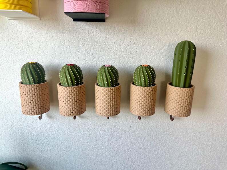 Blooming Cactus Key Hook