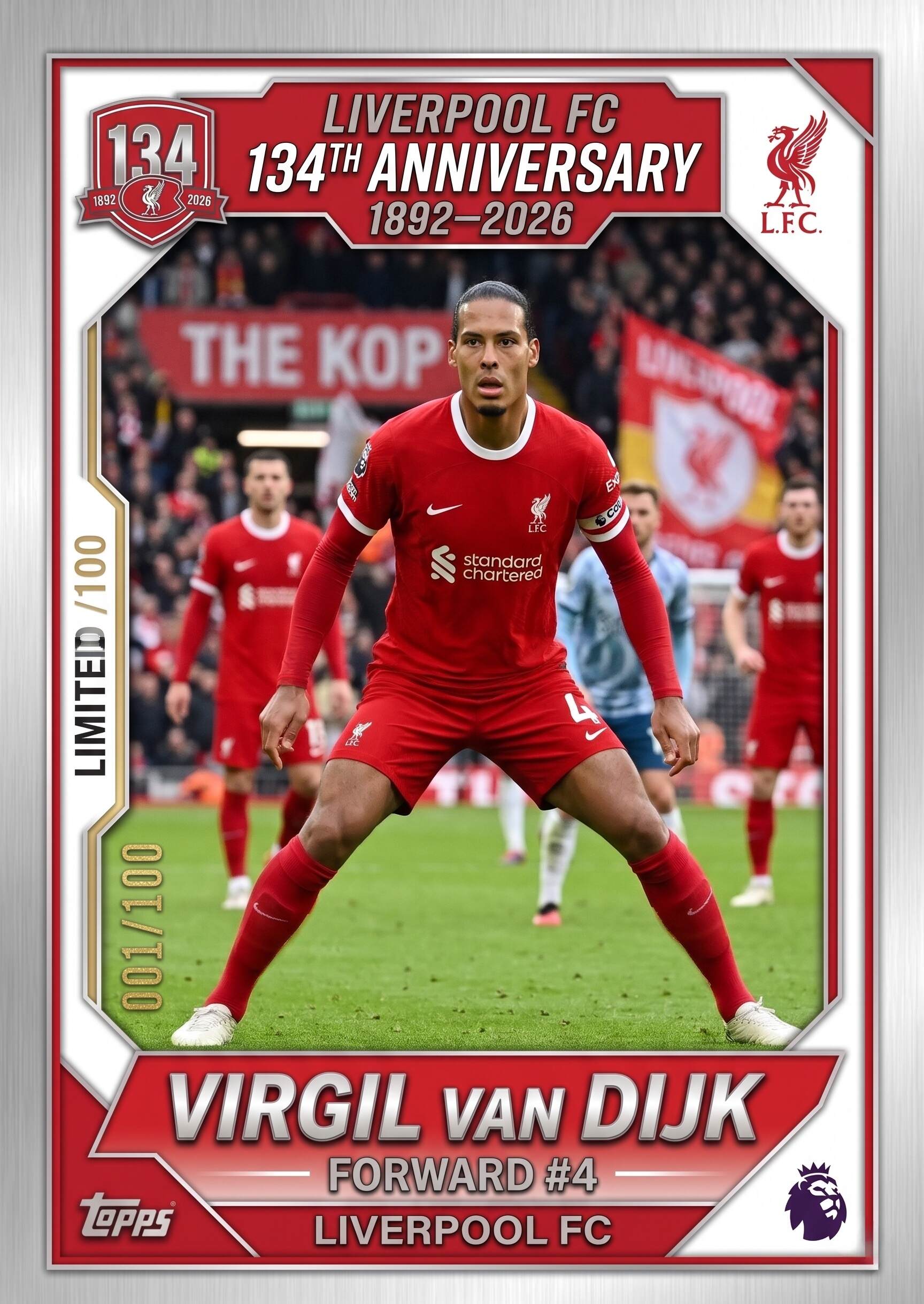 Liverpool FC 134th Anniversary Legacy Collection Hobby Box