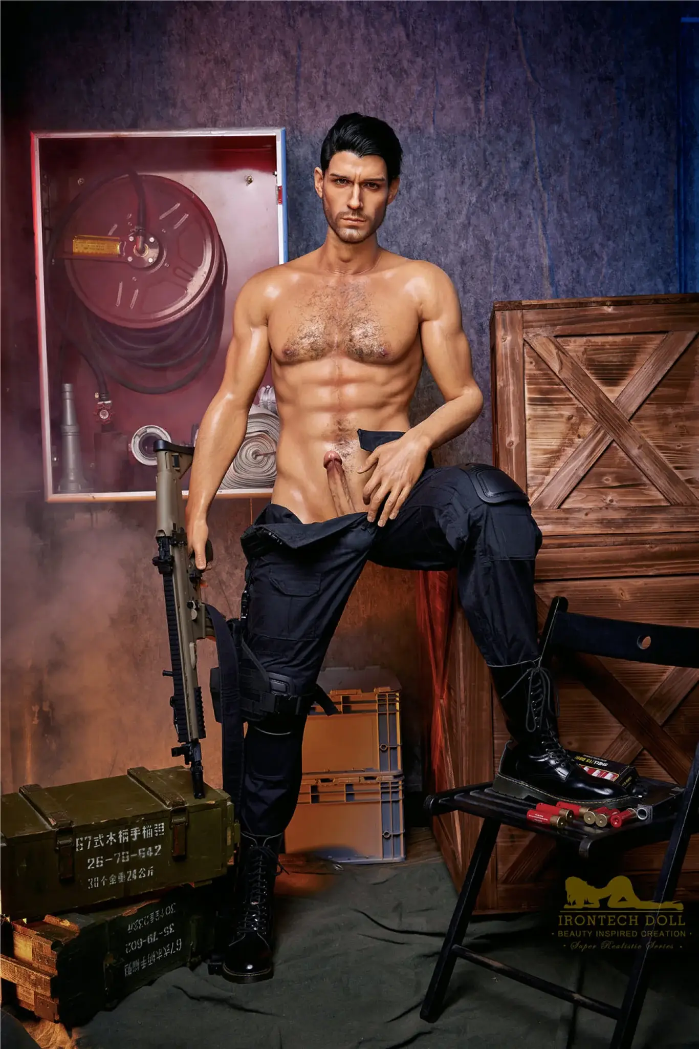 Thomas Soldier Silicone Male Sex Doll - Joy Love Dolls Doll