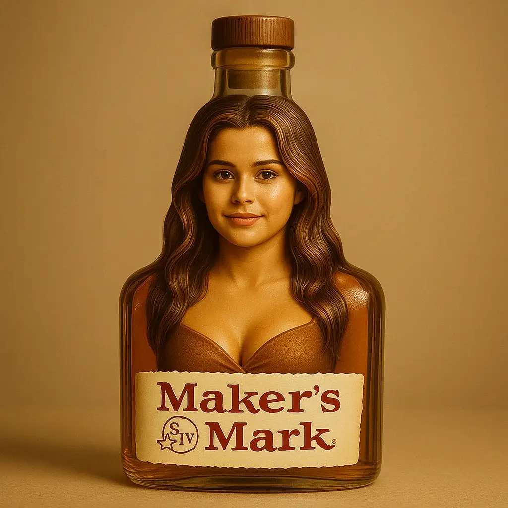 Selena Gomez Whiskey Bottle