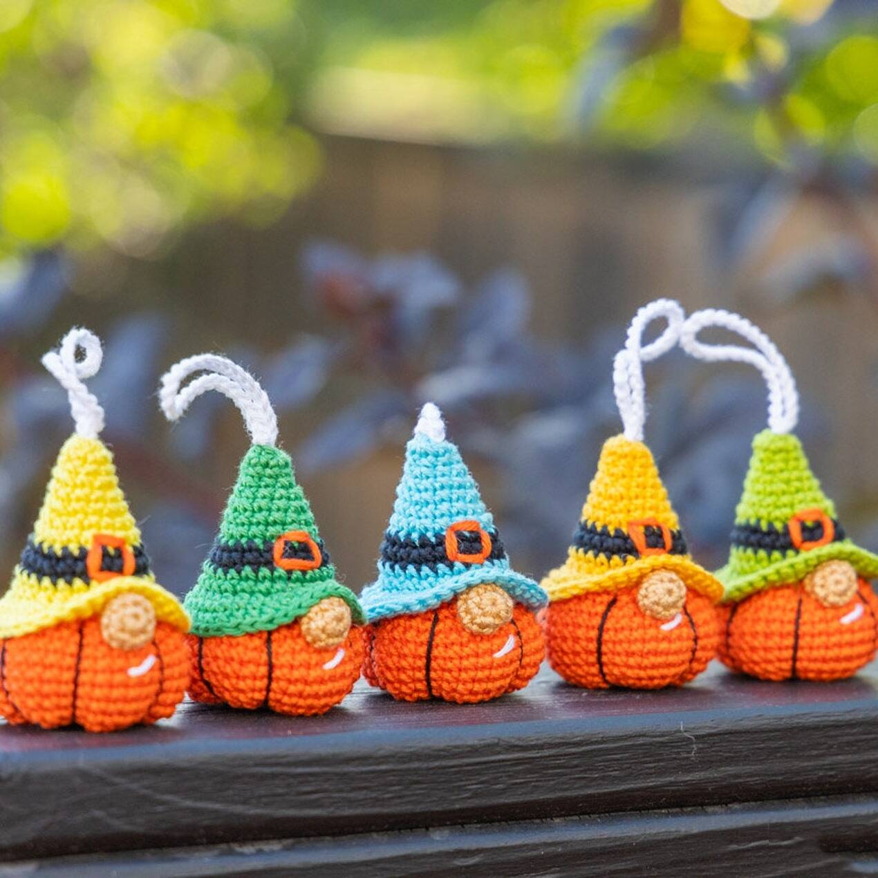 Handmade Crochet Gnome pumpkin | Halloween Gift🎁