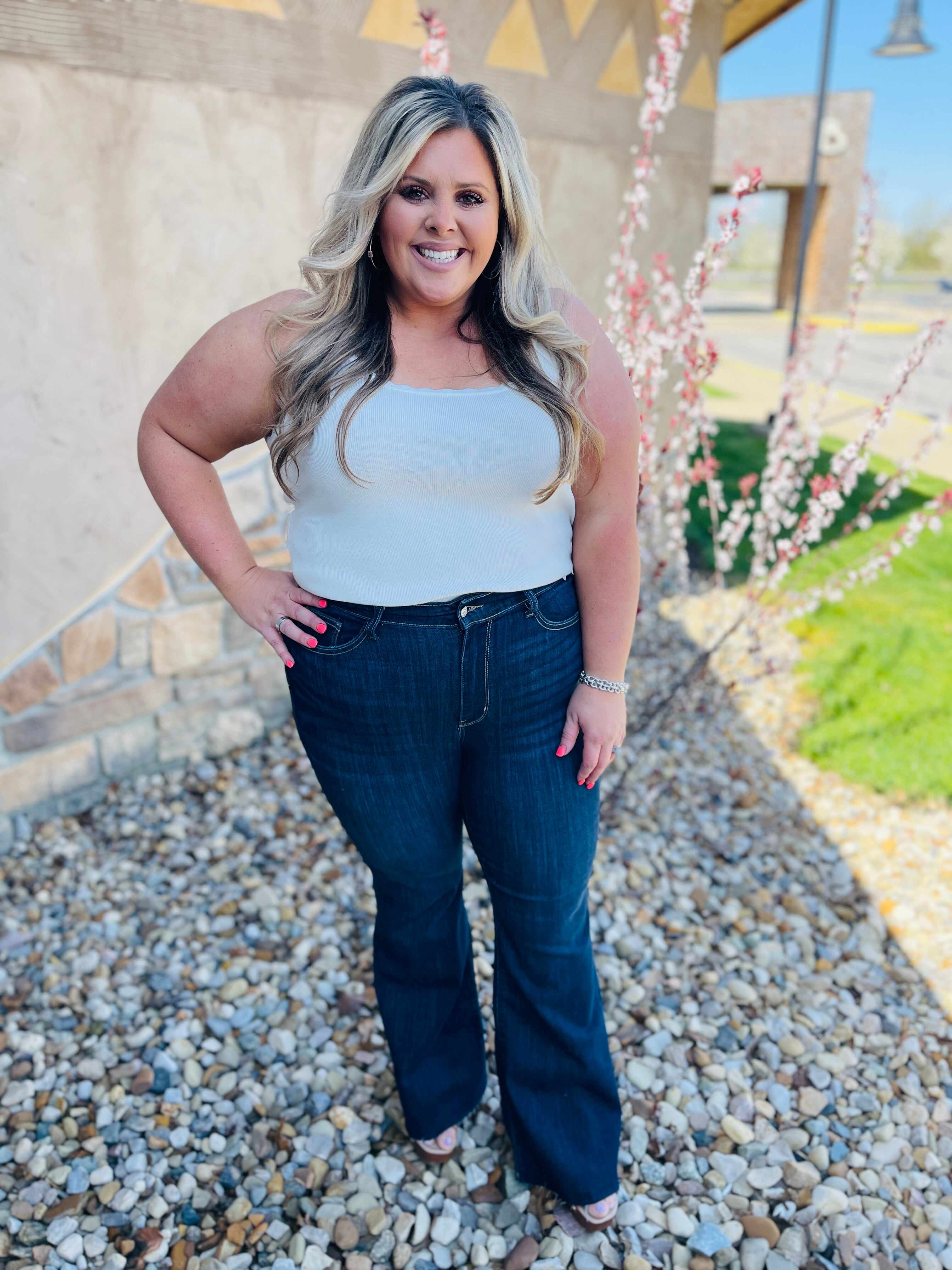 RESTOCK! REG/CURVY See Ya There Flare Jeans