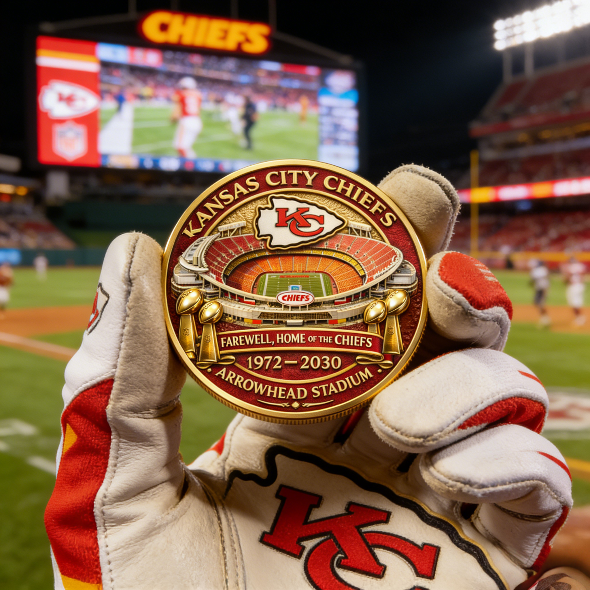 Chiefs ARROWHEAD STADIUM Farewell Commemorative coin