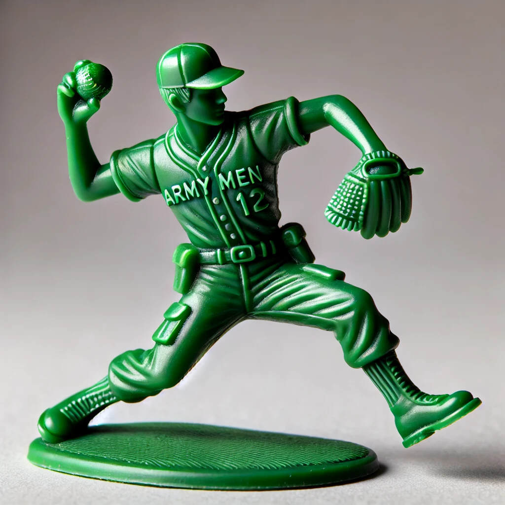 Green Army Men - Baseball Set